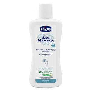 CHICCO Šampon na vlasy a tělo Baby Moments 92 % přírodních složek 200 ml