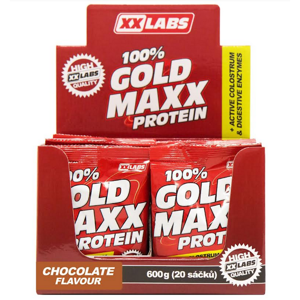 XXLABS 100% Gold maxx protein čokoláda sáčky 20 x 30 g
