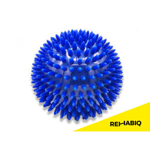 REHABIQ Masážní míček ježek modrý 10 cm