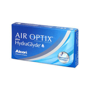 ALCON Air Optix Plus HydraGlyde měsíční 6 čoček, Počet dioptrií: -0,50, Počet kusů v balení: 6 ks, Průměr: 14,2, Zakřivení: 8,6