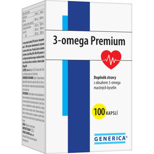 GENERICA 3-omega Premium 100 kapslí
