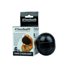 THERA-BAND Hand Exerciser posilovač rukou velmi tvrdé gelové černé vajíčko XL