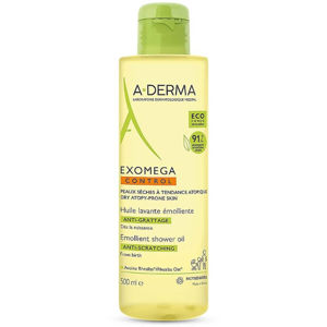 A-DERMA Exomega Control Zvláčňující sprchový olej 500 ml, poškozený obal