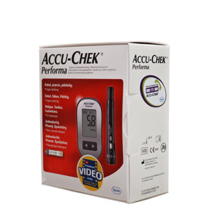 ACCU-CHEK Performa kit Testovací sada pro diabetiky, poškozený obal