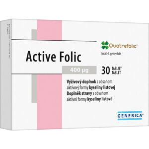 GENERICA Active Folic 30 tablet, poškozený obal