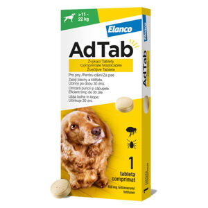 ADTAB 450 mg žvýkací tableta pro psy (11–22 kg) 1 kus