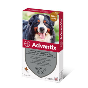 ADVANTIX Spot-on pro psy 40-60 kg 4x6 ml