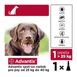 ADVANTIX Spot-on pro psy nad 25 kg 1x4 ml
