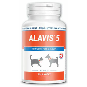 ALAVIS 5 Kloubní výživa pro psy a kočky 90 tablet