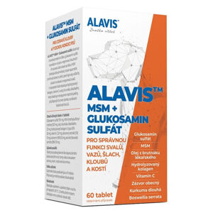 ALAVIS MSM + Glukosamin sulfát 60 tablet, poškozený obal