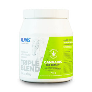 ALAVIS Triple Blend Extra silný s extraktem Cannabis CBD 700 g