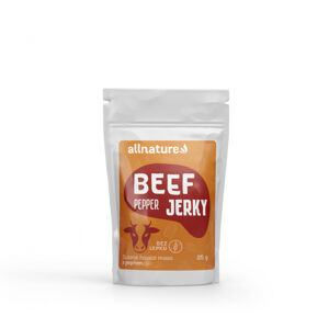 ALLNATURE Beef Pepper Jerky sušené maso sušené maso 25 g
