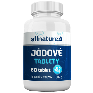 ALLNATURE Jódové tablety 60 kapslí