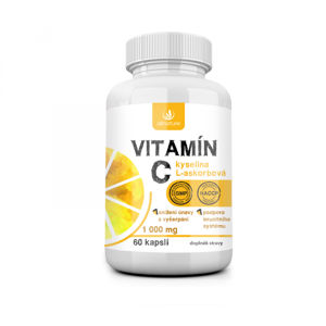 ALLNATURE Vitamín C 1000 mg 60 kapslí, poškozený obal