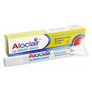 ALOCLAIR gel na dětské dásně 10 ml, poškozený obal
