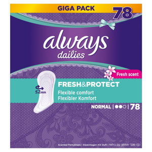 ALWAYS Fresh&Protect Normal Fresh Intimní vložky 78 ks
