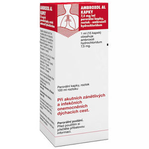 AMBROXOL AL Kapky 750 mg 100 ml