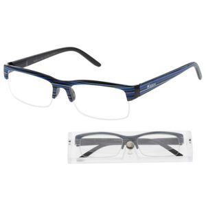 KEEN Čtecí brýle + 2.00 modro-černé s pouzdrem flex, Počet dioptrií: +2,00