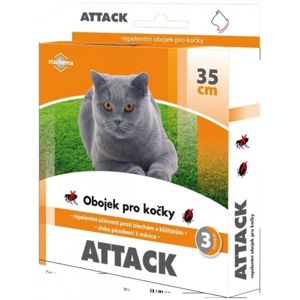 ATTACK Antiparazitní obojek pro kočky 35 cm