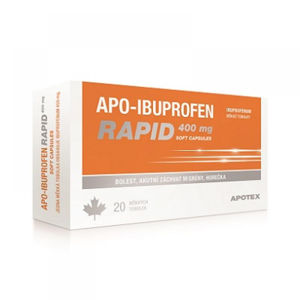 APO-IBUPROFEN RAPID 400 mg SOFT CAPSULES 20 tobolek