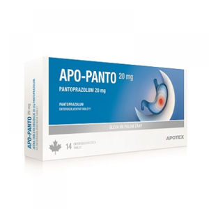 APO-PANTO 20 mg 14 enterosoventních tablet