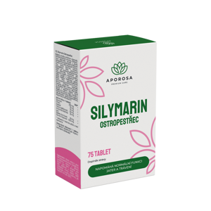 APOROSA Ostropestřec Silymarin 200 mg 75 tablet