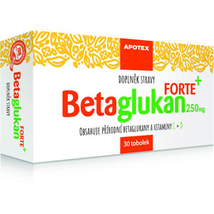APOTEX Betaglukan Forte 250 mg 30 tobolek