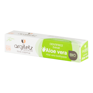 ARGILETZ Zubní pasta Bio se zeleným jílem Aloe vera 75 ml