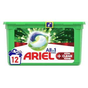 ARIEL Allin1 Pods + Extra Clean Power Kapsle na praní 12 pracích dávek