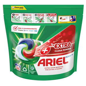 ARIEL Extra Clean All-in-1 PODS Kapsle Na Praní 36 kusů, poškozený obal
