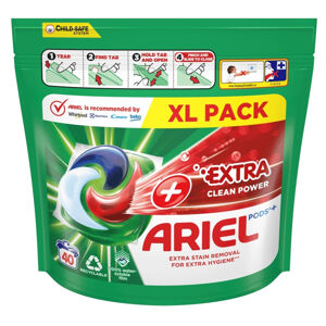 ARIEL Extra Clean All-in-1 PODS Kapsle Na Praní 40 kusů