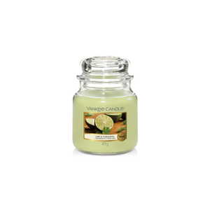 YANKEE CANDLE Lime & coriander aromatická svíčka classic střední 411 gramů