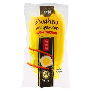 ASIA KITCHEN Oshinko nakládaná žlutá ředkev na sushi 350 g