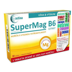 ASTINA SuperMag B6 citrát 30 tablet