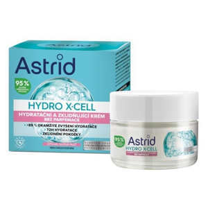 ASTRID Hydro X-Cell Hydratační a zklidňující krém pro citlivou pleť bez parfemace 50 ml