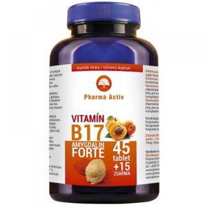 PHARMA ACTIV Amygdalin forte vitamín B17 45 +15 tablet ZDARMA