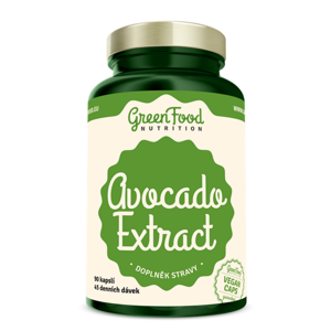 GREENFOOD NUTRITION Avocado extract 90 kapslí
