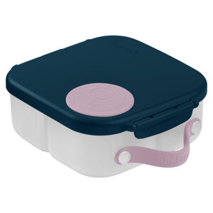 B.BOX Svačinový box střední indigo/růžový 1 l