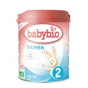 BABYBIO Primea 2 Pokračovací kojenecké mléko od 6-12 měsíců BIO 800 g