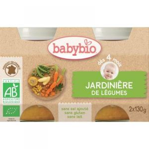 BABYBIO Zeleninová směs 2x130 g