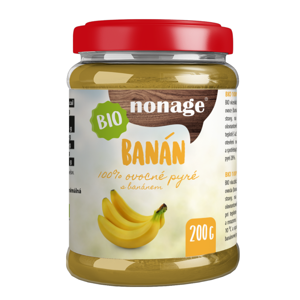 NONAGE Ovocná výživa pyré s banánem BIO 200 g