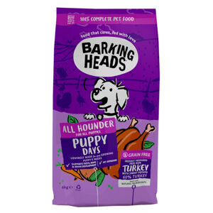 BARKING HEADS All Hounder Puppy Days Turkey granule pro štěňata 6 kg