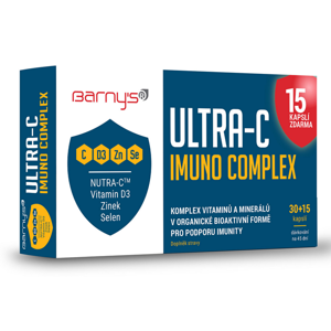 BARNY´S Ultra-C imuno complex 30 + 15 kapslí ZDARMA