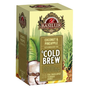BASILUR Cold Brew Coconut Pineapple ovocný čaj 20 sáčků