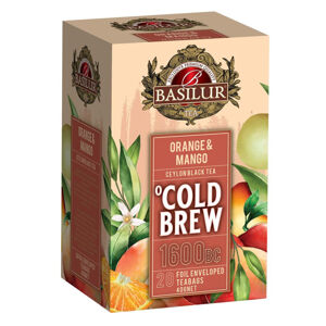 BASILUR Cold Brew Orange Mango ovocný čaj 20 sáčků