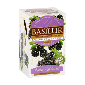 BASILUR Fruit Blackcurrant & Blackberry 25 sáčků
