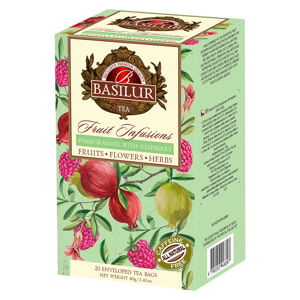 BASILUR Fruit pomegranate with raspberry ovocný čaj 20 sáčků