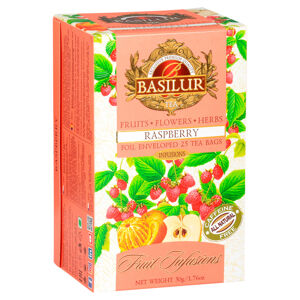 BASILUR Fruit Raspberry ovocný čaj 20 sáčků