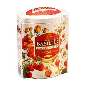 BASILUR Fruit Strawberry & Raspberry ovocný čaj 100 g