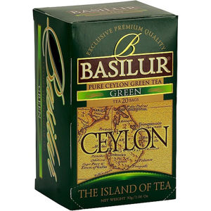 BASILUR Island of Tea Green zelený čaj 20 sáčků